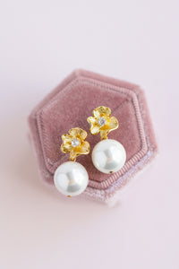Classic Pearl Floret Earrings